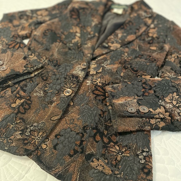 Vintage 80s Harve Benard Floral Jacket - Picture 2 of 7